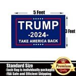 Trump 2024 Double-Sided Outdoor Flag - 3x5 ft
