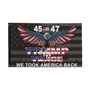 Trump 45th 47th President Flag for Indoor Outdoor Decor