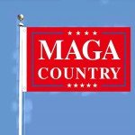 MAGA Country Flag – Trump 2024 Banner - 3x5 Ft