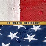 Durable 3x5 FT Outdoor Embroidered American Flag