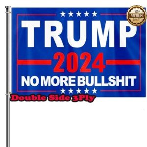 Donald Trump 2024 Double-Sided 3x5 Foot Flag