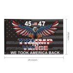 Trump 45th 47th President Flag for Indoor Outdoor Decor