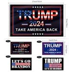 Trump 2024 Flag with Stickers - 3x5 Feet