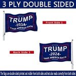 Trump 2024 Double-Sided Outdoor Flag