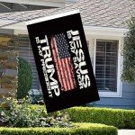 Jesus is My Savior, Trump is My President Flag