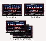 Trump 2024 Flag - Double-Sided 3x5 FT Banner