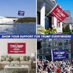 Trump 2024 Flag - 3x5FT Outdoor Banner (2-Pack)