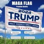 Trump 2024 MAGA Flag 3x5 Ft - Heavy Duty