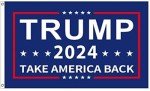 Trump 2024 Flag - Take America Back Banner