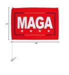 MAGA Trump Car Flag - Patriotic Yard Banner