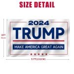 Trump 2024 MAGA Flag 3x5 Ft - Heavy Duty