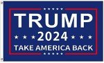 Trump 2024 Flag - Take America Back Banner