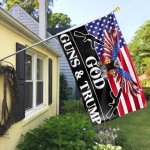 Trump 2024 Patriotic Eagle Flag - 3x5 Outdoor