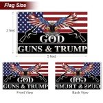 Trump 2024 Patriotic Eagle Flag - 3x5 Outdoor