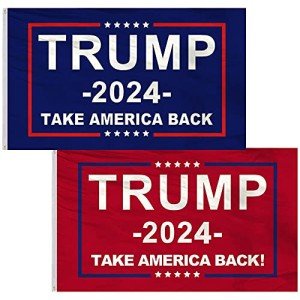 Trump 2024 Take America Back Flag - 2 Pack