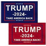 Trump 2024 Take America Back Flag - 2 Pack