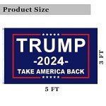 Trump 2024 Take America Back Flag - 2 Pack