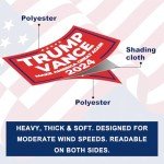 Trump Vance 2024 Double-Sided Outdoor Flag