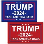 Trump 2024 Take America Back 3x5 Flag Set