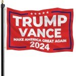 Trump Vance 2024 Double-Sided Outdoor Flag