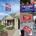 Trump 2024 Take America Back 3x5 Flag Set