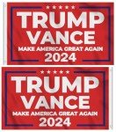 Trump Vance 2024 Double-Sided Outdoor Flag