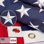 Heavy Duty 3x5 American Flag - Embroidered Stars