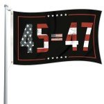 Kiawuraj Trump 2024 Vintage American Flag 3x5ft