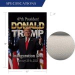 Donald Trump 2025 Inauguration Day Garden Flag