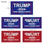 Trump 2024 Take America Back 3x5 Flag Set