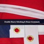 Heavy Duty 3x5 American Flag - Embroidered Stars