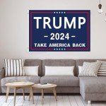 Trump 2024 Take America Back Flag 3x5