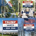Trump Vance Double Sided Outdoor Flag 3x5