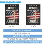 Jesus is My Savior, Trump is My President Flags