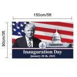 Trump 2025 Inauguration Day Flag - 3x5 Ft