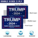 Trump 2024 Double-Sided Heavy Duty Flag