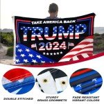 Trump 2024 Flag - Take America Back Banner