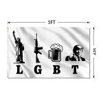 Liberty Trump 2024 Flag - 3x5 Feet