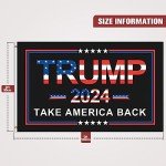 Trump 2024 Double-Sided Heavy Duty Flag
