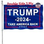 Trump 2024 Double-Sided Outdoor Flag 3x5