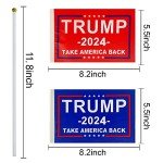 Trump 2024 Mini Flags - Take America Back (24 Pack)