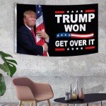 Trump Won Flag for Yard, Garden, or Car