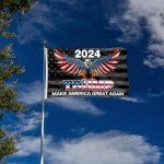 Trump 2024 3x5 FT Flag - Make America Great Again