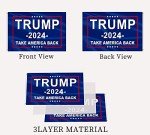 Trump 2024 Double-Sided Outdoor Flag 3x5