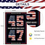 Donald Trump 2024 Garden Flags for Outdoors