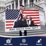 Trump 2024 Fight Flag - Outdoor Yard Decoration