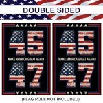 Donald Trump 2024 Garden Flags for Outdoors