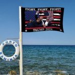 Trump 2024 Fight Flag 3x5 Ft with Grommets