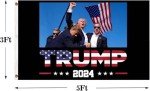 Donald Trump 2024 Election Rally Flag 3x5 Ft