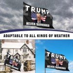 2024 Trump "Never Surrender" Flag - 5x3 Ft